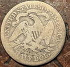 1877 CC Seated Liberty Half Dollar Carson City USA 🇺🇸 Historic Silver Coin