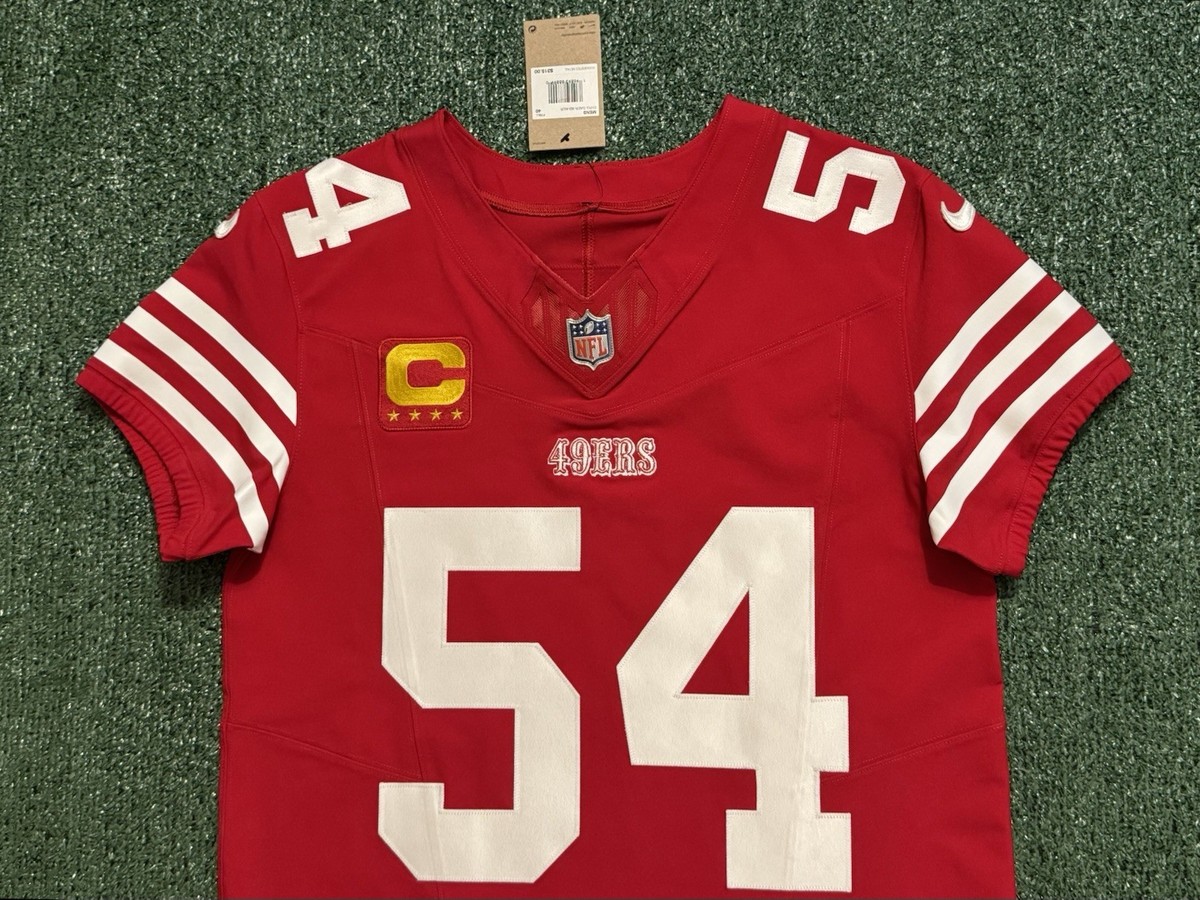 Fred Warner San Francisco 49ers Red Nike Vapor F.U.S.E. Elite