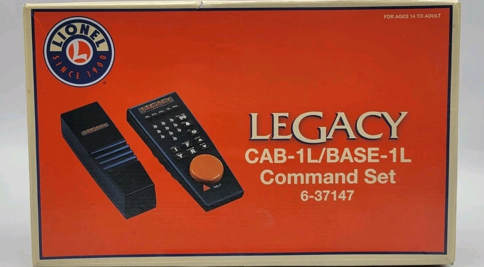 LIONEL 6-37147 LEGACY CAB-1L COMMAND SET - BASE & REMOTE - TESTED & WORKING - Image 4 of 4
