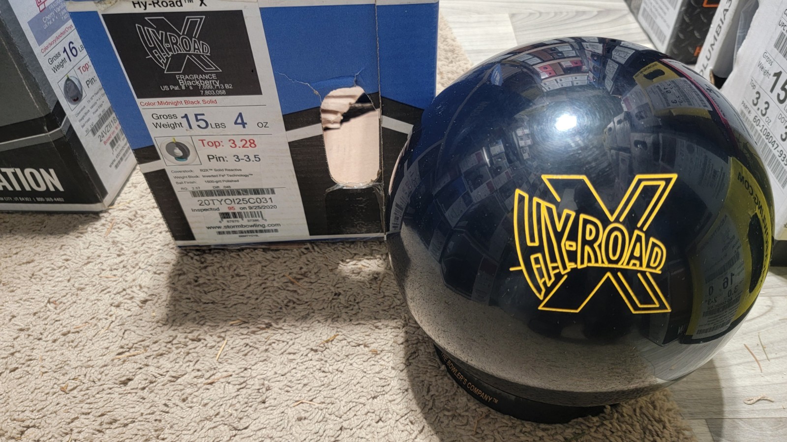 Storm Hy-Road X Bowling Ball 1st Quality | 15 Pounds | 3-3.5