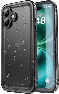 SPORTLINK für iPhone 16 - 360° Full Body Wasserdicht Case Hülle [Staubdicht][IP68