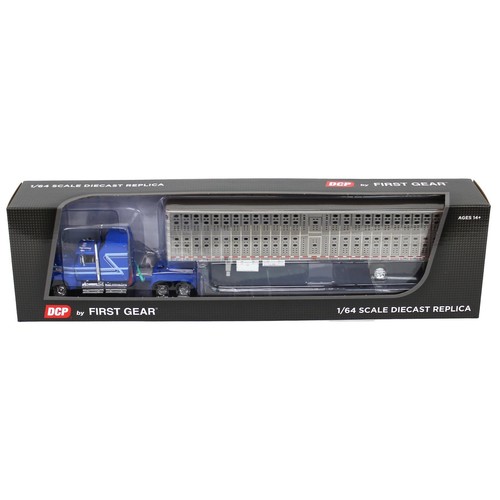 DCP 1/64 Ford LTL 9000 60 Zoll Aerodyne Sleeper & Wilson Viehanhänger 60-1769 - Bild 6 von 6