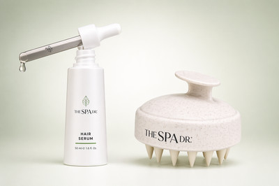 The Spa Dr. Hair Thickening/Strengthening Serum 1.6oz + Massager  AUTHENTIC! 