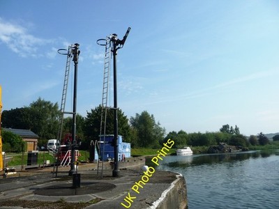Photo 6x4 Semaphore signals, upstream end, Dutton Locks Acton Bridge One  c2016