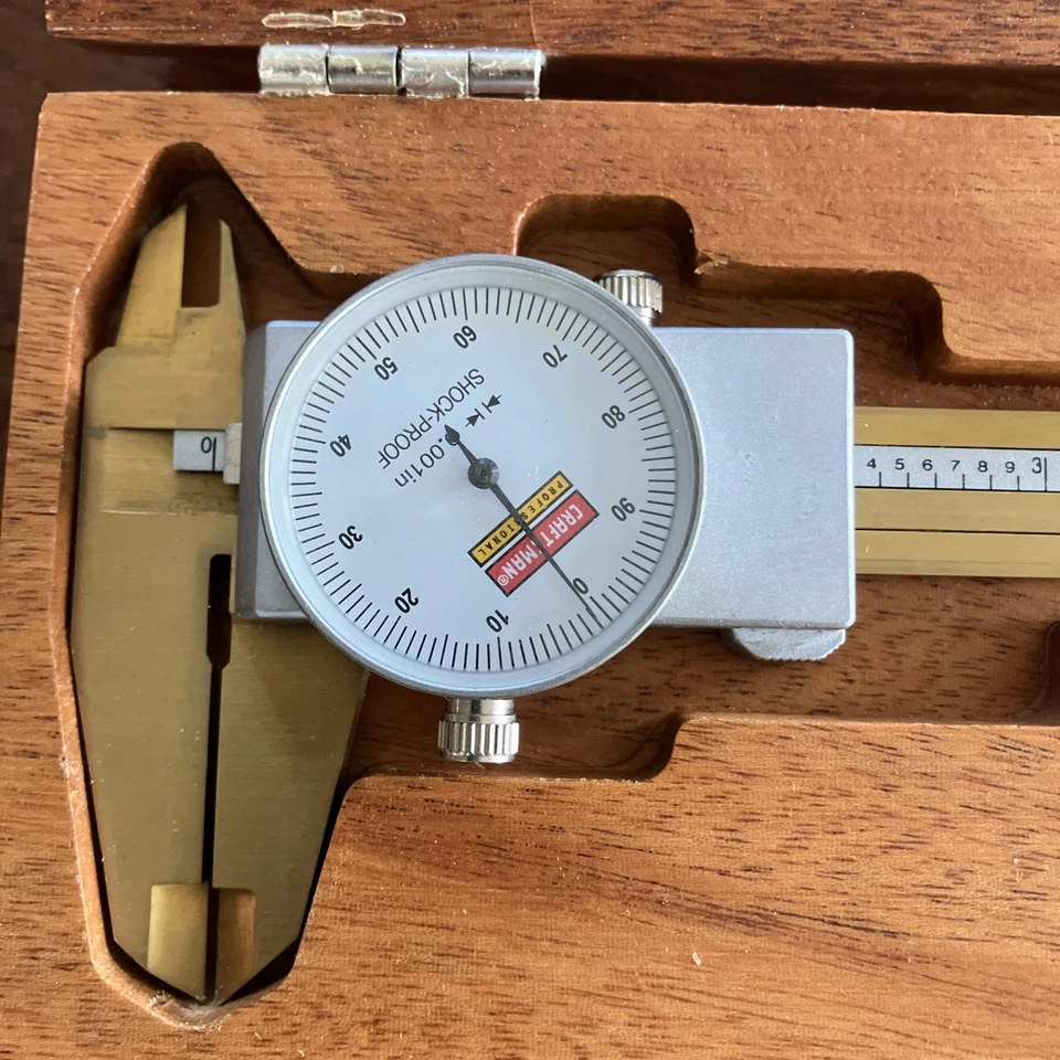 Pinzas de esfera Avenger Craftsman profesionales de 6" recubiertas de estaño de 0,001" en caja de madera Foto 2 de 4