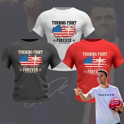 Freedom Turning Point Forever Cross Flag Shirt 1993-2025, Multicolors S-5XL