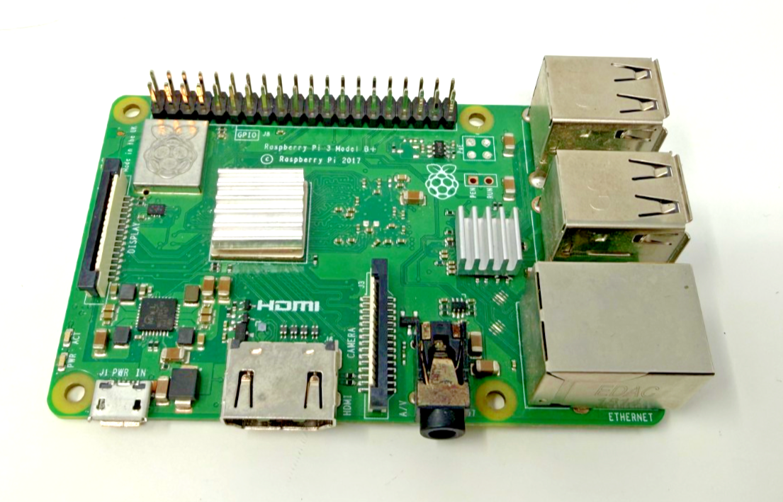 Raspberry Pi 3 Model B+ Rev 1.3 Heatsinks 16GB microSD Card Power ...