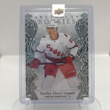 2025-26 UD Artifacts Emerald’s Glow Charles-Alexis Legault RC /99