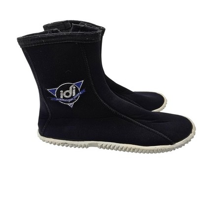 IDF International Divers Neoprene Dive Boots Black Zipper Water Shoes Surf Swim