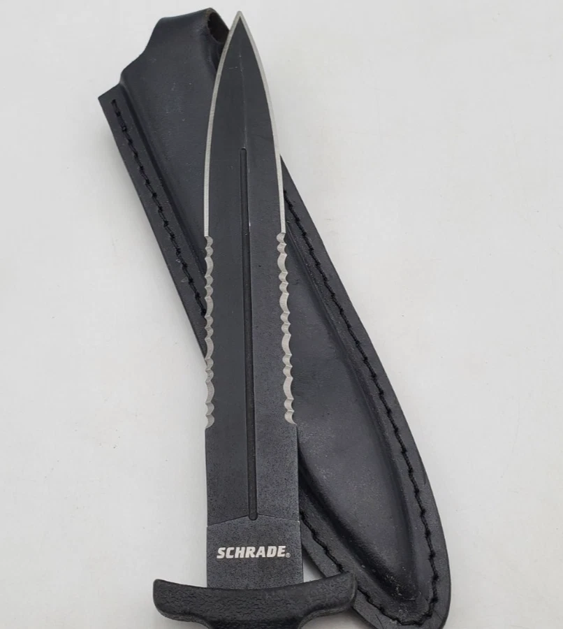 Cuchillo de bota/cinturón Schrade SCHF44LS de acero manchado de alto carbono Foto 2 de 4