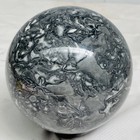 Natural Picasso Jasper Sphere Black Gray Crystal Ball Healing 3300G (7.27LB) — photo 1