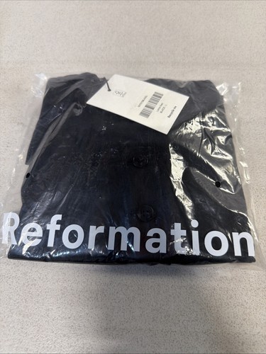 Reformation Lottie Vest Size Large Black