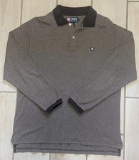 Vintage Chaps Ralph Lauren Sweater Mens Large Heather Brown Preppy Crest
