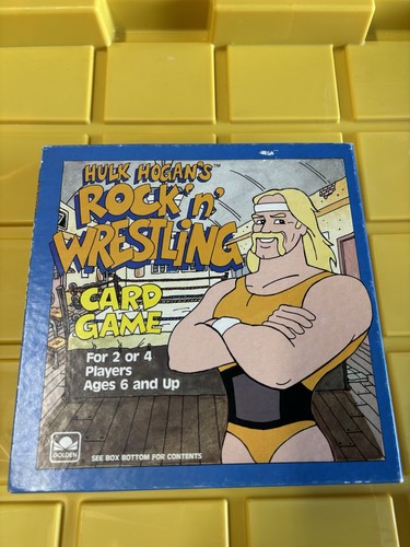 1985 WWF Hulk Hogan’s Rock ‘n’ Wrestling Card Game Hogan Andre WWE