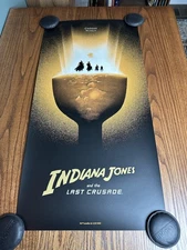 Indiana Jones Last Crusade Variant Mondo 18x36 Poster Limited Screen Print