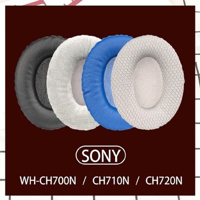 Ersatz Ohrpolster aus ovalem Netzgewebe Veloursleder für SONY WH-CH700N CH710N