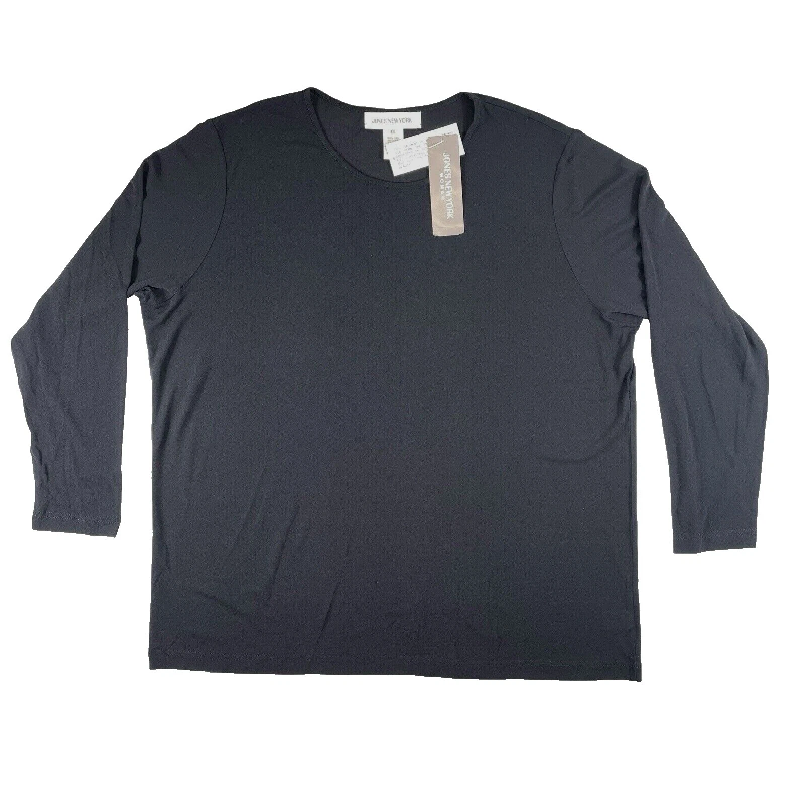 Sólido Jones New York Mujer Top de seda para Mujer