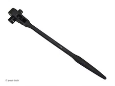 DUAL HEAD SPUD RATCHET – 3/8” drive and 1/2” drive – reversible – hand tools