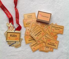 RheinEnergie medal 2020 RARE Cologne heart 86 Veedel carnival medals Cologne 2026 New