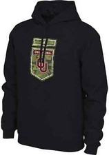 Oklahoma Sooners Hoodie Nike Jordan Military Edition Sweatshirt Men's L Large