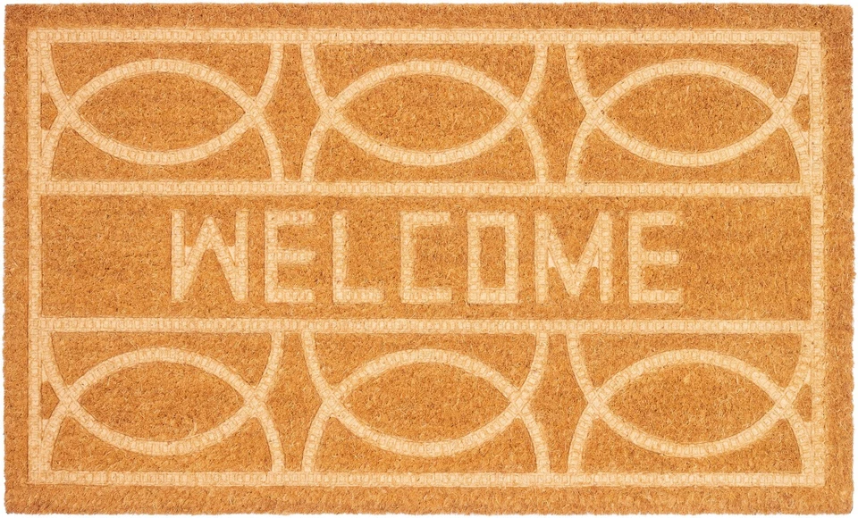 Türmatte Kokosmatte Fußmatte Schmutzfangmatte Fußabtreter Außen Innen 75 x 45 cm - Bild 2 von 4