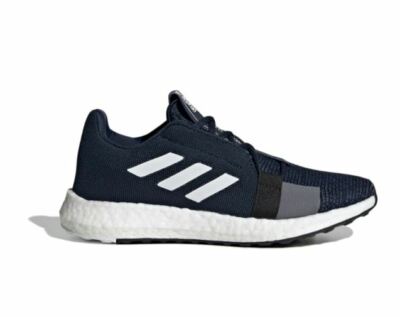 Adidas SenseBOOST GO Boost Shoes Blue White Black Womens Size 10 US NIB EF1577