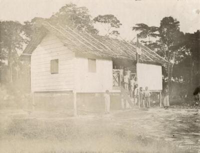 Mission house in Gabon early 1900s Old Photo