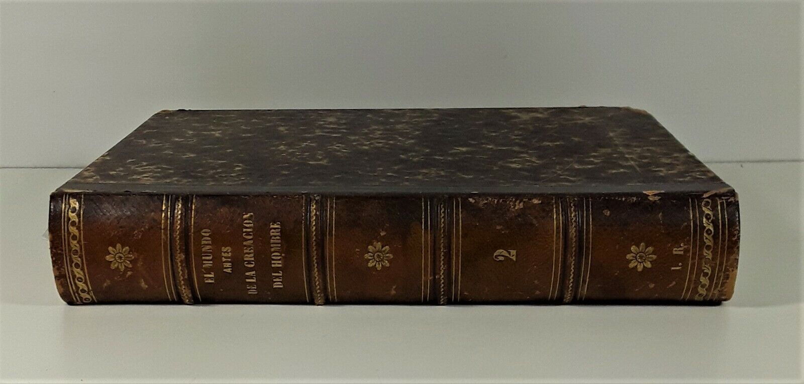 LE MONDE AVANT LA CRÉATION DE LHOMME. EDIT MONTANER ET SIMON. 1871.