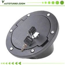 Locking Fuel Filler Gas Cap Door Cover For Jeep Wrangler JK 2/4 Door 2007-2017