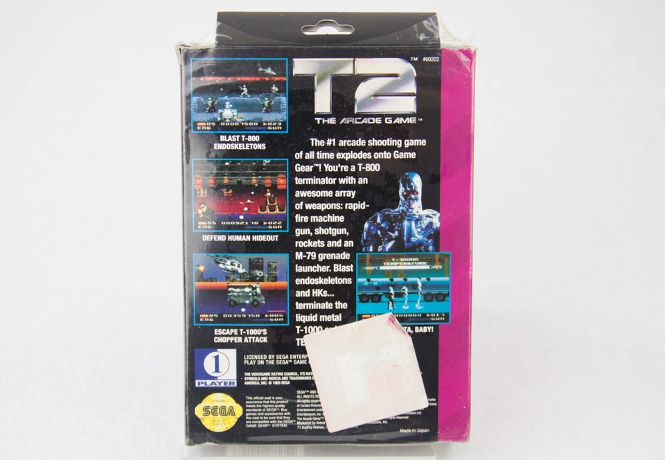 T2: The Arcade Game | Sega Game Gear 1991 | Terminator 2 | New Sealed - Image 2 of 4
