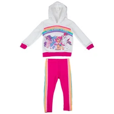 My Little Pony Rainbow Hugs Toddler 2-Piece Fleece Jacket Set Multi-Color