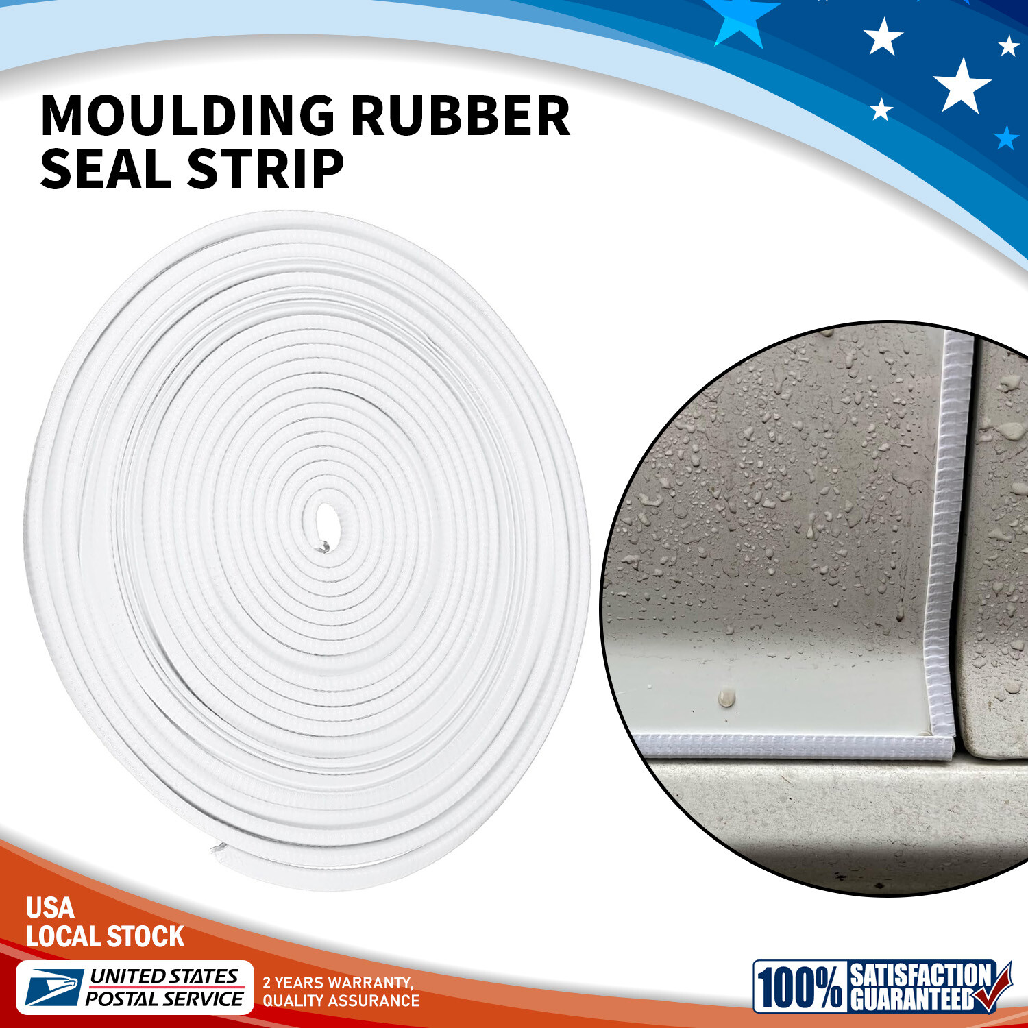 Flexible Rubber Seal Trim Strip Car Door Trunk Boat Edging Scratch Resistant 6M