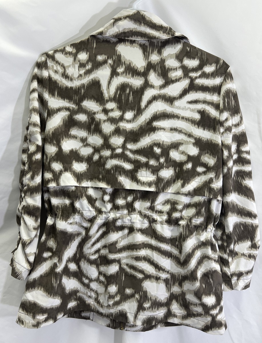 Zenergy by Chicos sz0 (S) tie dye full. zip windbreaker Jacket