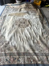 Large Amiri Chinese 9x12 Oriental Rug Light Colored Carpet - 9x12