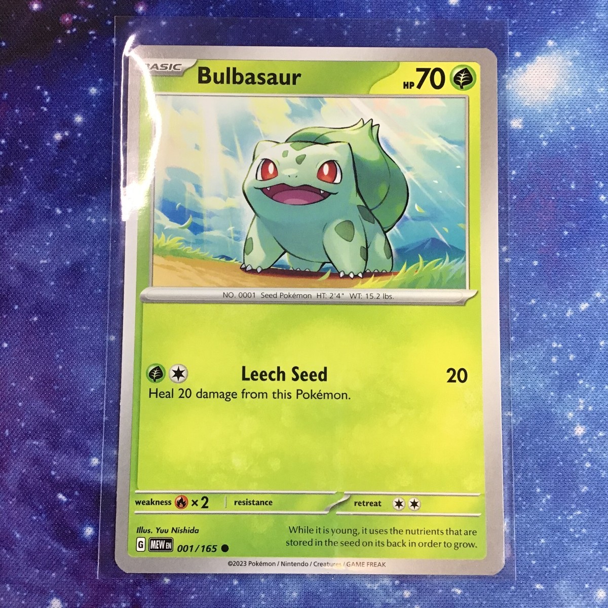 Bulbasaur -001/165 - Common (Scarlet & Violet 151) Pokemon TCG | eBay