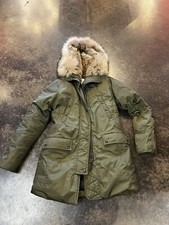 S.a.m. Olive Goosedown Fur Hood Puffer Xs