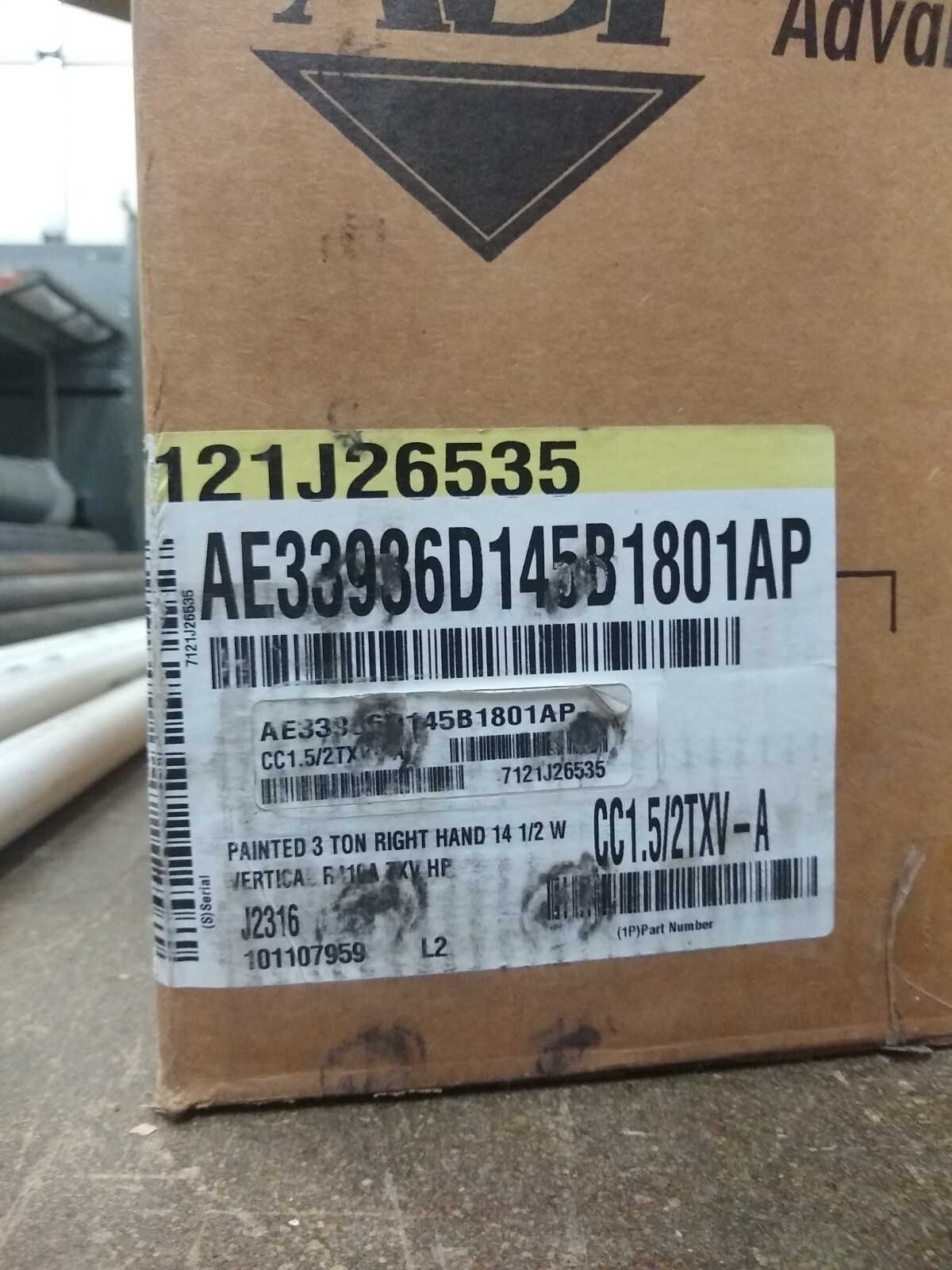 Advanced Distributor Products Painted 3 Ton R410A Evaporator Coil eBay