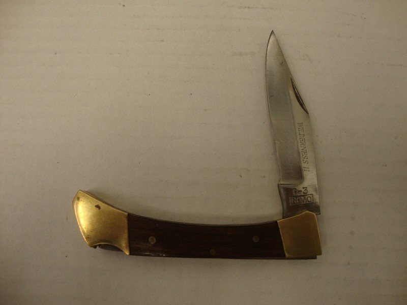 Vintage Romo P-3 Wilderness II Pocket Knife Excellent