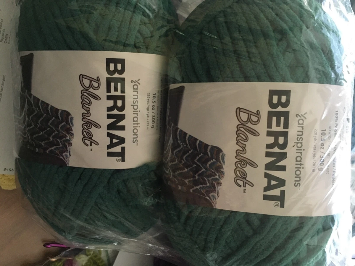 Bernat blanket 2025 yarn malachite