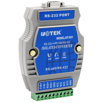 RS232 to RS485 RS422 Converter Serial DB9 Connector Adapter Optical Isolation