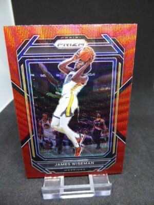 2022-23 PANINI PRIZM - JAMES WISEMAN - GSW #100 - RED WAVE PRIZM