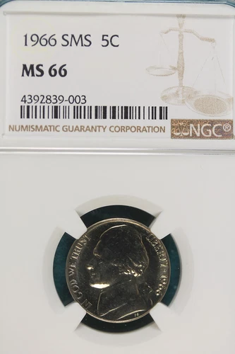 1966 NGC MS66 Jefferson Nickel!! #B4550