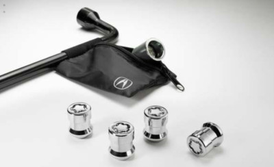 08W42-TZ5-201 GENUINE ACURA BLACK LOCKING LUG NUTS - FITS MULTIPLE MODELS