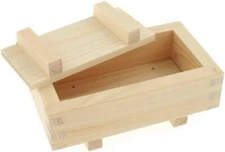Wooden Rectangular Sushi Press Mold Maker Oshizushi Rice Cake Box 7x4 inch 3131