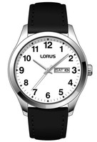 Lorus Rj643ax9 Mens Black Leather Strap Day Date Watch Authorised Uk Stockists Lorus Rj643ax9 Mens Black Leather Strap Day Date Watch Authorised Uk Stockists