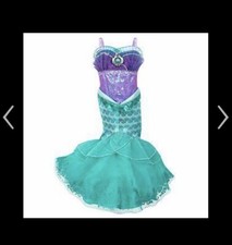 Disney Store Princess Ariel Little Mermaid Costume 2019 New With Tag Size 9/10
