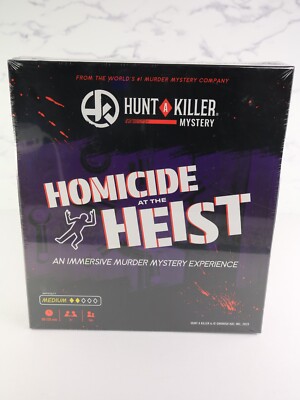 Hunt A Killer Mystery Homicide At The Heist Solve Diamond Heist Murder 1-2 Hours