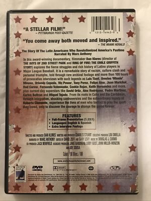 Viva Baseball (DVD, 2006, English Cover Art) Very Good, With