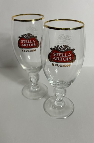 2 Stella Artois BELGIUM Chalice Bar Goblets - 第 1/5 張圖片