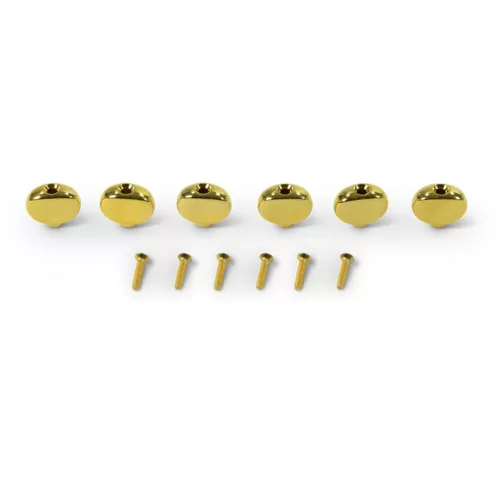KRTMB05G  Kluson® Replacement Oval Buttons For Revolution Tuning Machines, Gold